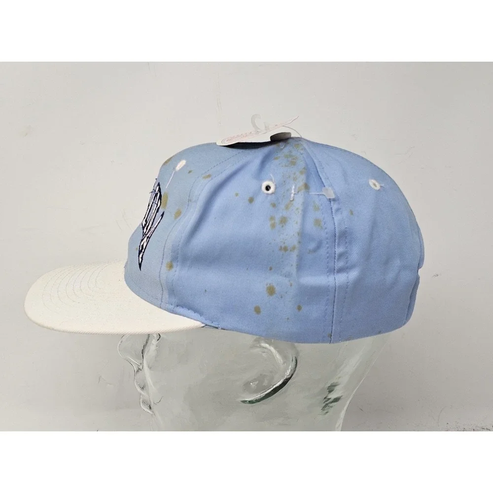 VINTAGE North Carolina Tar Heels Hat Cap Snap Back Mens One Size NCAA Football